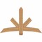 Ekena Millwork Alberta Smooth Timber Gable Bracket, Western Red Cedar, 60"W x 38"H x 5 1/2"D x 5 1/2"F, 15/12 Pitch GBW060X38X0606ALB00SWR - alternate 1